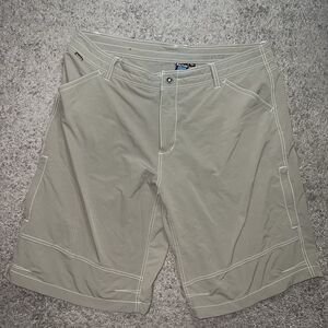 Kuhl Shorts Mens 40 Cargo Grey Outdoors Hiking Gorpcore Camping